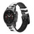 CA0225 One Octave Piano Cinturino in pelle e silicone Smartwatch per Garmin Smartwatch