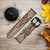 CA0239 Goat Wood Graphic Printed Cinturino in pelle e silicone Smartwatch per Garmin Smartwatch