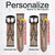 CA0239 Goat Wood Graphic Printed Cinturino in pelle e silicone Smartwatch per Garmin Smartwatch