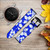 CA0253 Hawaiian Hibiscus Blue Pattern Cinturino in pelle e silicone Smartwatch per Garmin Smartwatch