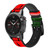 CA0304 Watermelon Cinturino in pelle e silicone Smartwatch per Garmin Smartwatch