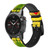 CA0322 Funny Pineapple Sunglasses Kiss Cinturino in pelle e silicone Smartwatch per Garmin Smartwatch