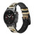 CA0362 Poker King Card Cinturino in pelle e silicone Smartwatch per Garmin Smartwatch