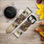 CA0362 Poker King Card Cinturino in pelle e silicone Smartwatch per Garmin Smartwatch