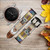 CA0470 Jukebox Music Playing Device Cinturino in pelle e silicone Smartwatch per Garmin Smartwatch