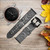 CA0521 Moon Surface Cinturino in pelle e silicone Smartwatch per Garmin Smartwatch