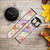 CA0547 Sweet Flower Painting Cinturino in pelle e silicone Smartwatch per Garmin Smartwatch