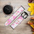 CA0548 Pink Sweet Flower Flora Cinturino in pelle e silicone Smartwatch per Garmin Smartwatch