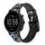 CA0035 Grim Reaper Cinturino in pelle e silicone Smartwatch per Fossil Smartwatch