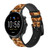 CA0051 Giraffe Skin Cinturino in pelle e silicone Smartwatch per Fossil Smartwatch