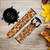 CA0051 Giraffe Skin Cinturino in pelle e silicone Smartwatch per Fossil Smartwatch