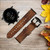 CA0069 Snake Skin Cinturino in pelle e silicone Smartwatch per Fossil Smartwatch