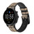 CA0079 Wood Graphic Printed Cinturino in pelle e silicone Smartwatch per Fossil Smartwatch