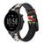 CA0082 Yakuza Tattoo Cinturino in pelle e silicone Smartwatch per Fossil Smartwatch