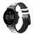 CA0129 White Horse Cinturino in pelle e silicone Smartwatch per Fossil Smartwatch