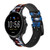 CA0169 Vampire Skull Cinturino in pelle e silicone Smartwatch per Fossil Smartwatch
