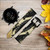 CA0170 Black Dragon Painting Cinturino in pelle e silicone Smartwatch per Fossil Smartwatch