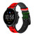 CA0304 Watermelon Cinturino in pelle e silicone Smartwatch per Fossil Smartwatch