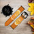 CA0339 Orange Fruit Cinturino in pelle e silicone Smartwatch per Fossil Smartwatch