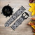 CA0471 White Rattle Snake Skin Graphic Printed Cinturino in pelle e silicone Smartwatch per Fossil Smartwatch