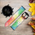 CA0520 Colorful Watercolor Cinturino in pelle e silicone Smartwatch per Fossil Smartwatch