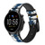CA0533 Daisy Blue Cinturino in pelle e silicone Smartwatch per Fossil Smartwatch