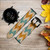 CA0545 Vintage Wood Chevron Graphic Printed Cinturino in pelle e silicone Smartwatch per Fossil Smartwatch