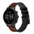 CA0566 Rusted Metal Texture Graphic Cinturino in pelle e silicone Smartwatch per Fossil Smartwatch