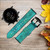 CA0586 Aqua Marble Stone Cinturino in pelle e silicone Smartwatch per Fossil Smartwatch CA0586 Aqua Marble Stone Cinturino in pelle e silicone Smartwatch per Fossil Smartwatch