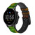 CA0610 Radioactive Nuclear Hazard Symbol Cinturino in pelle e silicone Smartwatch per Fossil Smartwatch