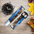 CA0010 Turtle in the Rain Cinturino in pelle e silicone Smartwatch per Wristwatch Smartwatch
