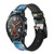 CA0027 Aquarium 2 Cinturino in pelle e silicone Smartwatch per Wristwatch Smartwatch
