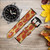 CA0029 Pizza Cinturino in pelle e silicone Smartwatch per Wristwatch Smartwatch