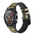 CA0066 Skull Card Poker Cinturino in pelle e silicone Smartwatch per Wristwatch Smartwatch
