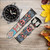 CA0073 Tibet Art Cinturino in pelle e silicone Smartwatch per Wristwatch Smartwatch