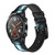 CA0095 Skull Soldier Zombie Cinturino in pelle e silicone Smartwatch per Wristwatch Smartwatch