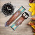 CA0165 Sea Turtle Cinturino in pelle e silicone Smartwatch per Wristwatch Smartwatch