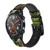 CA0167 Trex Raptor Dinosaur Cinturino in pelle e silicone Smartwatch per Wristwatch Smartwatch