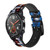 CA0169 Vampire Skull Cinturino in pelle e silicone Smartwatch per Wristwatch Smartwatch