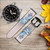 CA0189 Funny Gecko Lizard Cinturino in pelle e silicone Smartwatch per Wristwatch Smartwatch