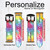 CA0195 Tie Dye Colorful Graphic Printed Cinturino in pelle e silicone Smartwatch per Wristwatch Smartwatch