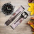 CA0244 Paris Postcard Eiffel Tower Cinturino in pelle e silicone Smartwatch per Wristwatch Smartwatch
