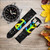 CA0280 Peace Sign Cinturino in pelle e silicone Smartwatch per Wristwatch Smartwatch