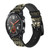 CA0414 King Cobra Snake Skin Graphic Printed Cinturino in pelle e silicone Smartwatch per Wristwatch Smartwatch