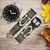 CA0414 King Cobra Snake Skin Graphic Printed Cinturino in pelle e silicone Smartwatch per Wristwatch Smartwatch