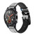 CA0473 Vintage France Flag Eiffel Tower Cinturino in pelle e silicone Smartwatch per Wristwatch Smartwatch