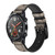 CA0488 Triskele Symbol Stone Texture Cinturino in pelle e silicone Smartwatch per Wristwatch Smartwatch