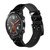 CA0490 Black Marble Graphic Printed Cinturino in pelle e silicone Smartwatch per Wristwatch Smartwatch