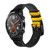 CA0514 Germany Flag Map Cinturino in pelle e silicone Smartwatch per Wristwatch Smartwatch