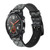 CA0524 Silver Fish Scale Cinturino in pelle e silicone Smartwatch per Wristwatch Smartwatch